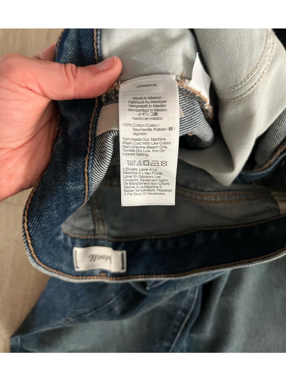 Madewell Women’s The Dean Easy Straight Jean Greendale Wash Rigid - Size 27 - Picture 6 of 10